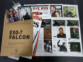 Avengers S.H.I.E.L.D. Secret File Falcon Hulk Iron Man Black Widow Hawkeye Ant-Man Paper Props Movie Props Replica